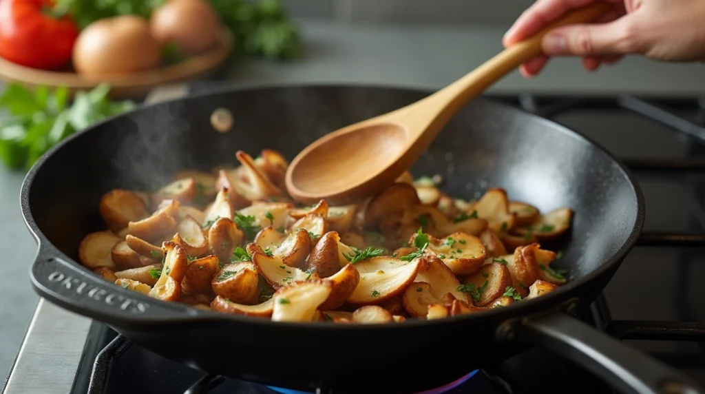 Lion's Mane Mushroom Recipe - A flavorful dish featuring tender and meaty lion's mane mushrooms