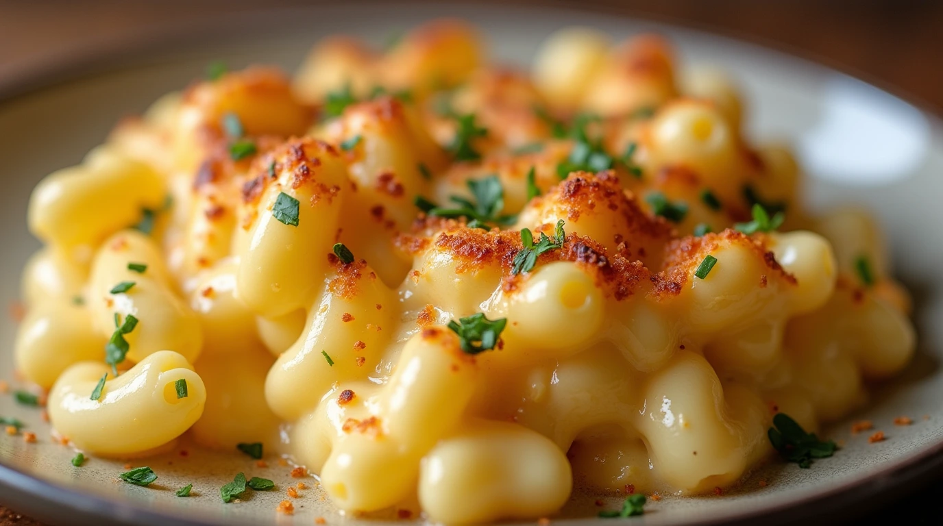 Tini's Mac and Cheese Recipe - Creamy and cheesy comfort food made with tender pasta